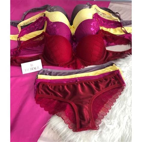 Kit Conjuntos Lingerie Luxo Zilook Ou Estilosa Zilook Estilosa