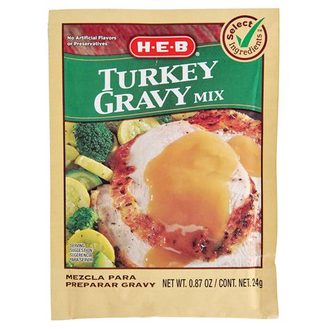 H E B Turkey Gravy Mix Shop Gravy At H E B