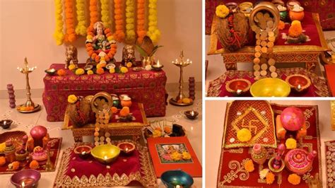 Diwali Lakshmi Pujan Vidhi लक्ष्मी पूजन कसे करावे मांडणी आणि विधी