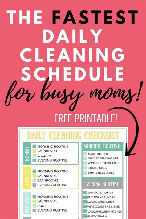 Finally A Cleaning Schedule That Actually Works This Daily Cleaning