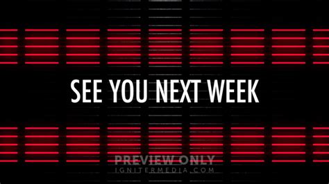 Neon - See You Next Week - Title Graphics | ProContent