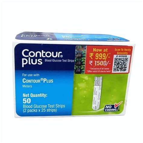 Contour Plus Blood Glucose Test Strips At Best Price In Bahraich