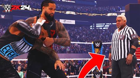 Wwe 2k24 Jey Uso Vs Jimmy Uso Ft Rikishi Wrestlemania 40 😱 Youtube