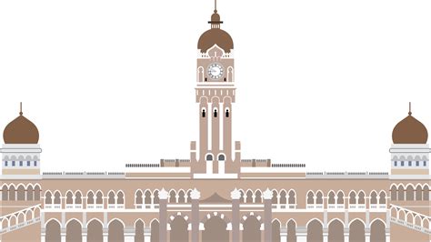 Clipart - Sultan Abdul Samad Building, Kuala Lumpur