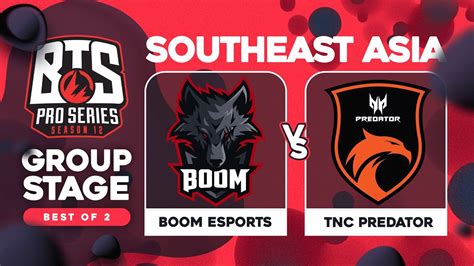 BOOM Vs TNC Game 1 BTS Pro Series 12 SEA Groups W Robbnroll Otomo