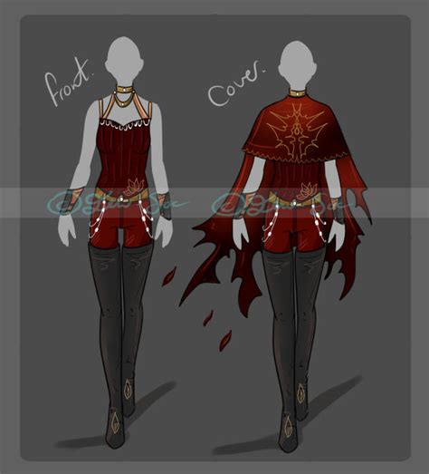 Clothing Design Set Adopt Closed By Jxw Spiralofchaos On Deviantart