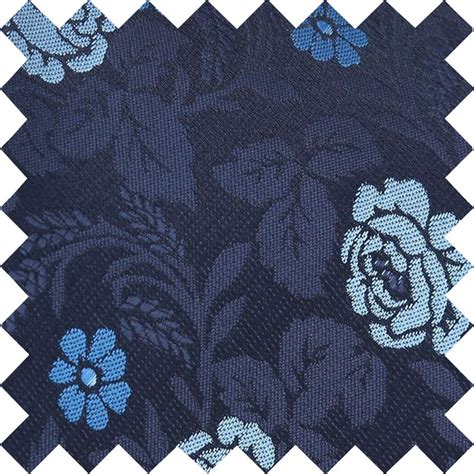 Blue Floral Rose Swatch