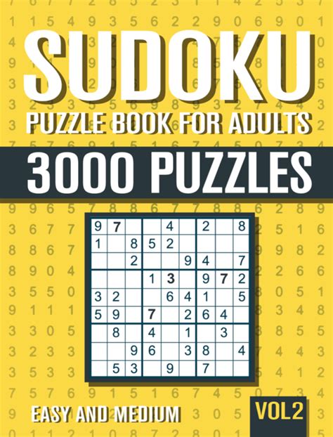 Sudoku 3000 Easy And Medium Vol 002 Visufactum