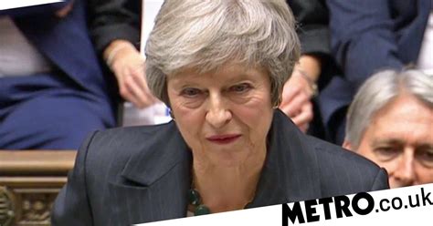 Mps Cheer As Theresa May Mentions Scrapping Brexit Completely Metro News