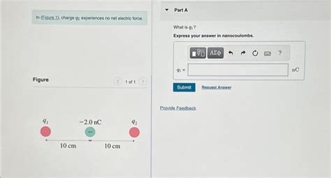 Solved In Figure 1 Charge Q2 Experiences No Net Electric Chegg