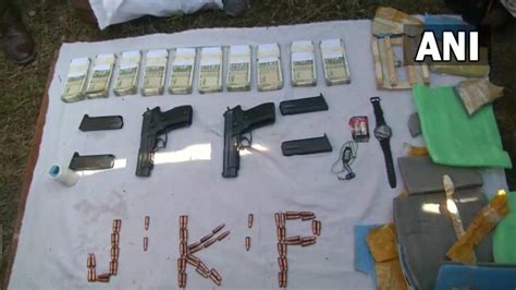 Jammu And Kashmir Police Recover IEDs Pistols And Cash Rs 5 Lakh