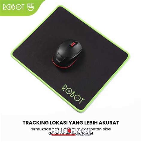 Robot Rp Soft Fabric Anti Slip Rubber Base Gaming Mousepad Mouse Pad