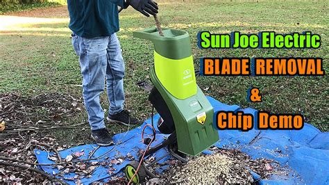 Sun Joe Cj E Electric Chipper Shredder Blade Overview Chip Shred