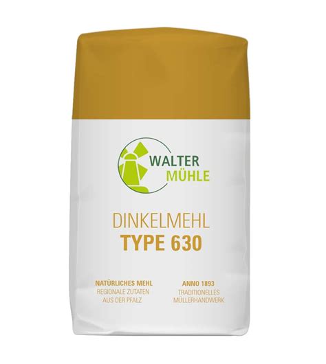 Dinkelmehl Unbehandelt Type Walter M Hle Kg Pack