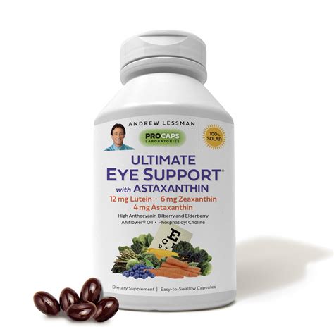 Amazon Andrew Lessman Ultimate Eye Support With Astaxanthin