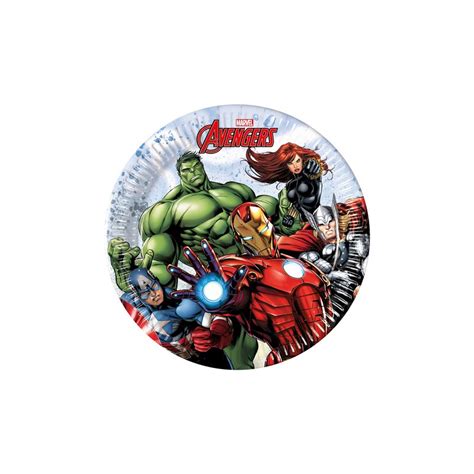 Assiettes Jetables Avengers De Carton