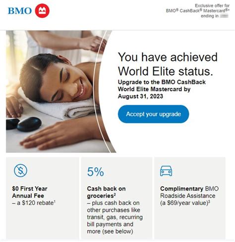 Bmo Cashback World Elite First Months All Purchases