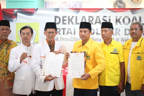 Golkar Dan PKS Resmi Berkoalisi Di Pilkada Kota Tegal 2024