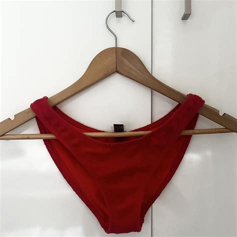 Triangl Maia Cerise Terry Bikini Sold Out On Depop