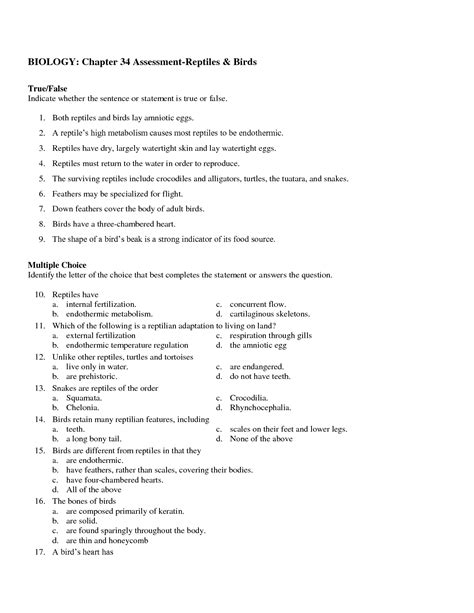 Dna And Genes Answer Key