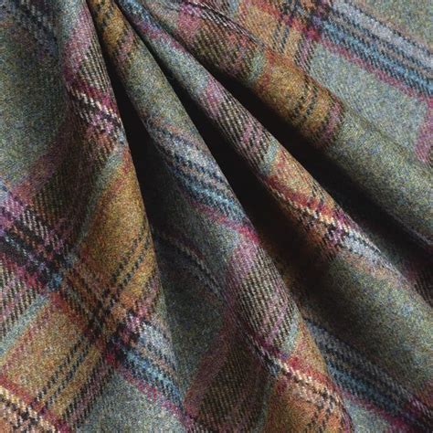 Ralph Lauren Keighley Plaid Shetland Fabric Tartan Clothing Plaid