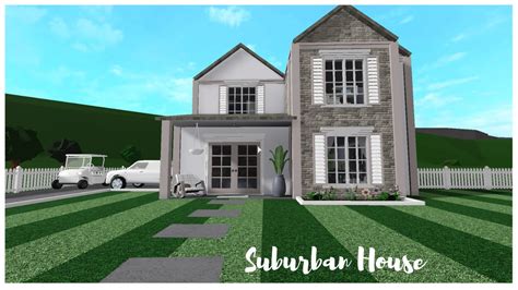 Bloxburg Suburban House Speed Build Youtube