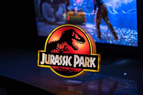 Jurassic Park Logo Light 3d Light Officially Licensed Etsy