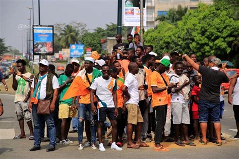 Can Parade Des El Phants De C Te D Ivoire Apr S Leur Victoire