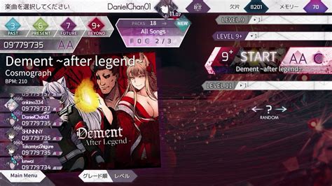 Arcaea Dement After Legend Byd Youtube