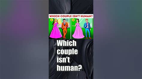 Which Couple Isnt Human🤔💡 Puzzles Quiz Riddlewithanswer