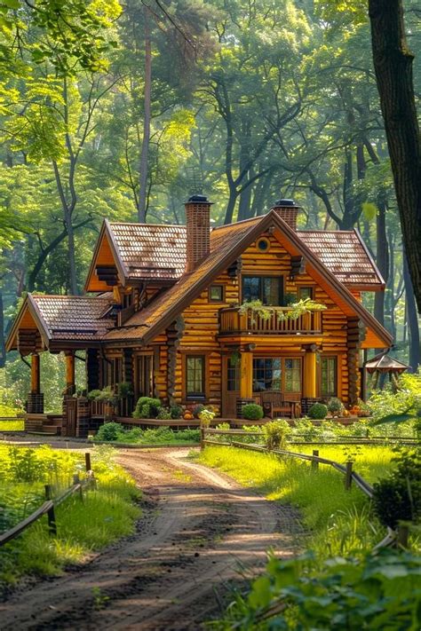 Pin By Simply Grace And Paper On Cabins In Fantasy House Log