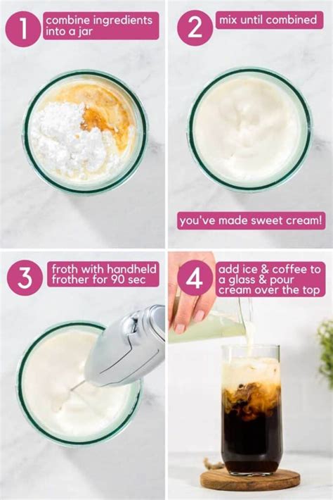 Vanilla Sweet Cream Cold Foam Colleen Christensen Nutrition