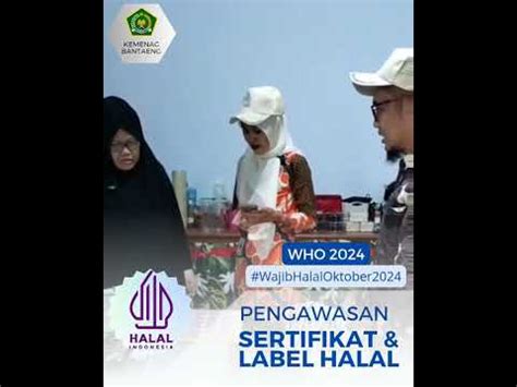 Wajib Halal Oktober 2024 Kemenag Bantaeng Sulsel Laksanakan