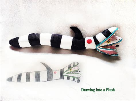 Custom Plush Toy Just Like Sandworm Beetlejuice Inspired - Etsy