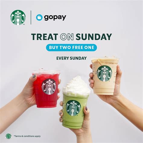 Promo STARBUCKS GOPAY BELI 1 GRATIS 1 Dan BELI 2 GRATIS 1