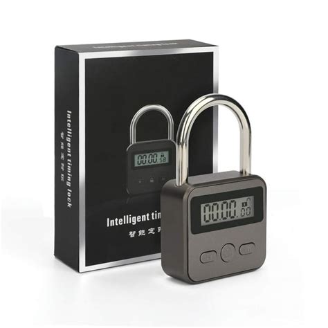 Heavy Duty Metal Electronic Timer Lock Smart Time Lock 99 Hours Max Timing Lock With Lcd Display