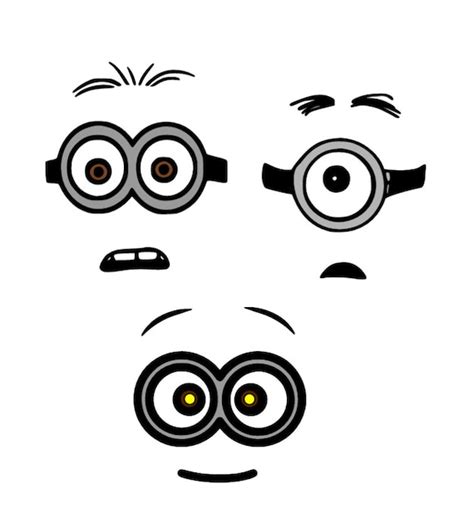 Clipart Minion Face Svg 172 SVG File Cut Cricut