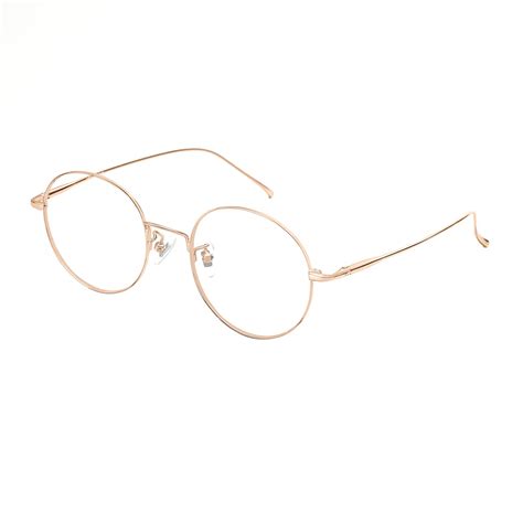 Renata - Round Rose-Gold Glasses for Women - EFE