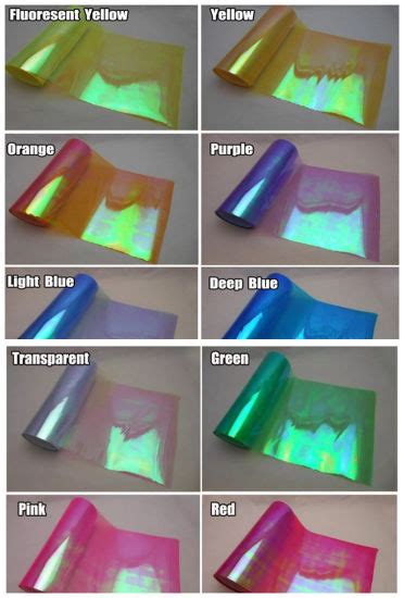 China Decorative Films Rainbow Window Film Dichroic Rainbow Solar Tint