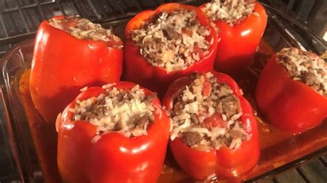 Chef John S Stuffed Peppers Stuffed Peppers Recipes Food