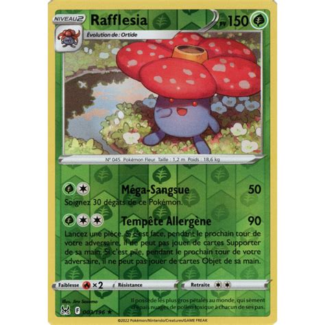 Rafflesia 003 196 Holo Reverse Origine Perdue EB11 Carte