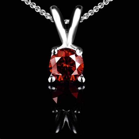 Red Diamond Necklace | Bijoux Majesty