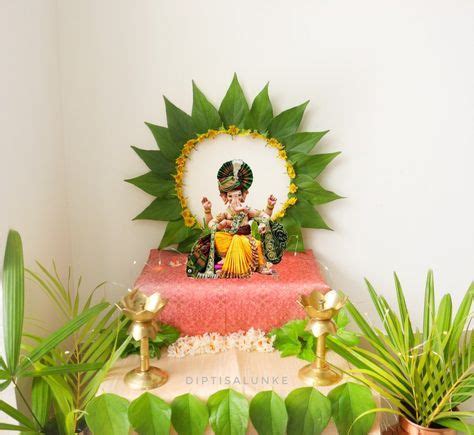 Festival Decoration Ideas How To Make Makhar Singhasan For Ganesha