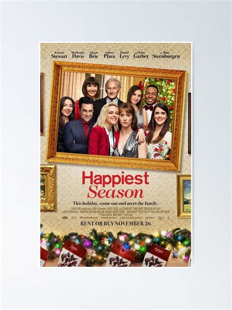 Happiest Season Poster By Seymadag Redbubble