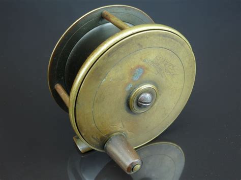 Watts Antiques Vintage Brass Fly Reel