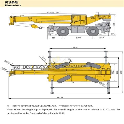 Ton Rough Terrain Crane Rt Factory China