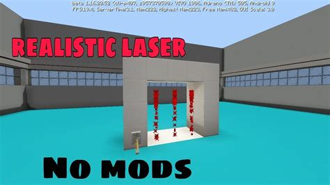 How To Make A Laser No Mods In Minecraft Bedrock Edition Youtube