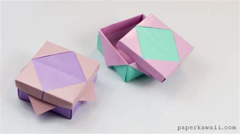 Origami Masu Box Star Variation Tutorial Paper Kawaii