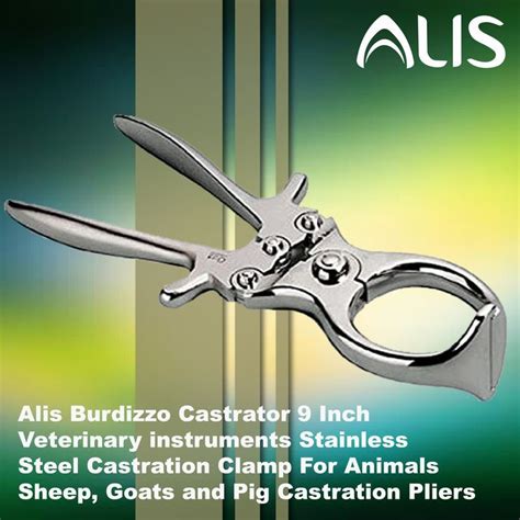 Alis Burdizzo Castrator 9 Inch Veterinary Instrument Stainless Steel