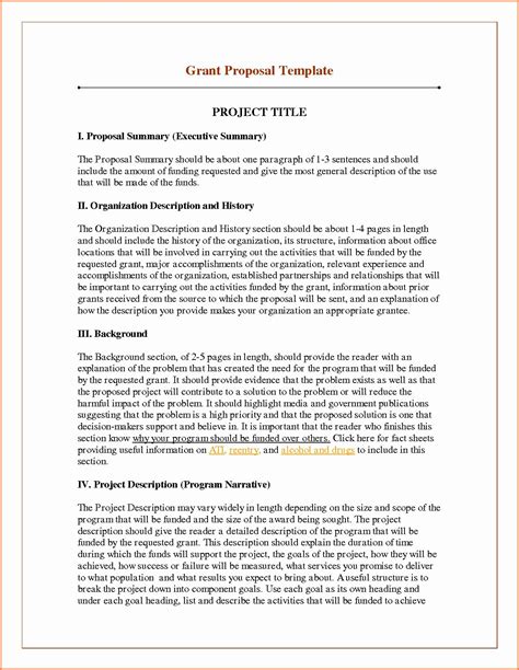 Research Grant Proposal Template Sfiveband